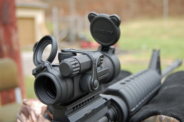 Aimpoint PRO Attached to M4 Rifle